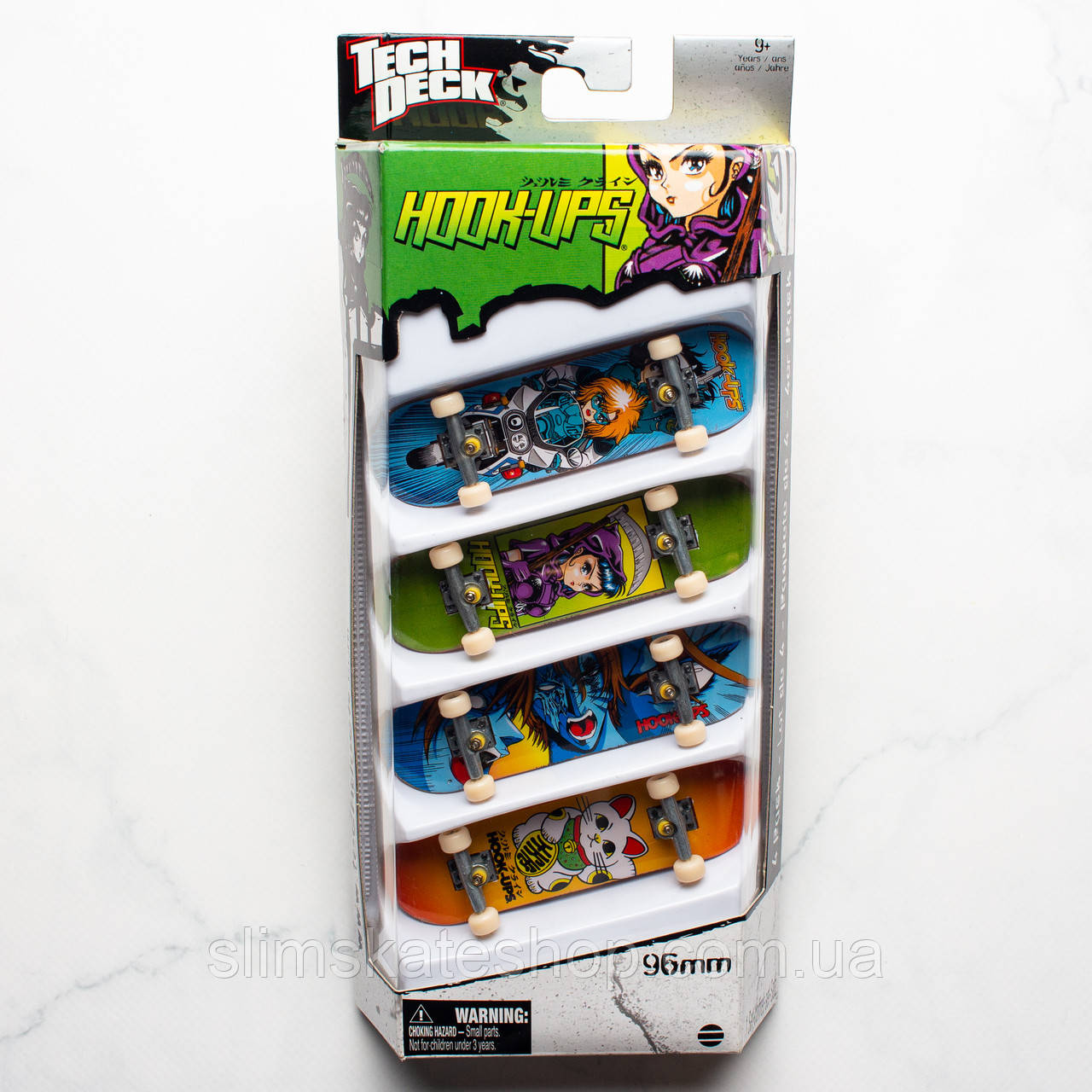 Фінгерборд набір Tech Deck Hook Ups Anime Series 4 Pack