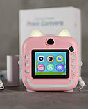 Фотоапарат дитячий Q5 children's digital print camera rose ВТ3802, фото 3