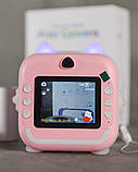 Фотоапарат дитячий Q5 children's digital print camera rose ВТ3802, фото 4