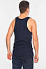 Майка чоловіча однотонна темно-синього кольору 196149P, фото 3