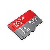 Карта пам'яті 1TB SanDisk microSDXC Ultra A1 (UHS-1) C10 (SDSQUAC-1T00-GN6MA) + adapter SD, фото 4