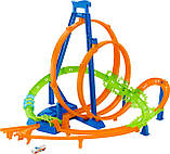 Трек Хот Вілс Гігантська петля Шалені зіткнення Hot Wheels Track Action Epic Crash Dash Mattel Оригінал, фото 5