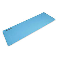 Килимок спортивний Toorx Yoga Professional TPE 183 х 60 х 0,6 см для йоги та фітнесу Azzurro/Antracite