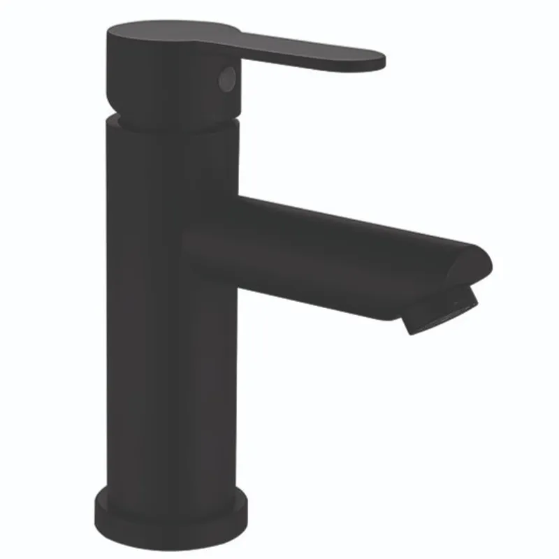 Змішувач для умивальника ZERIX DAX-001-A BLACK з нерж. сталі SUS304 (ZX4811), фото 1