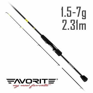 Спінінг Favorite U1 772UL-T 2.31m 1.5-7g Fast