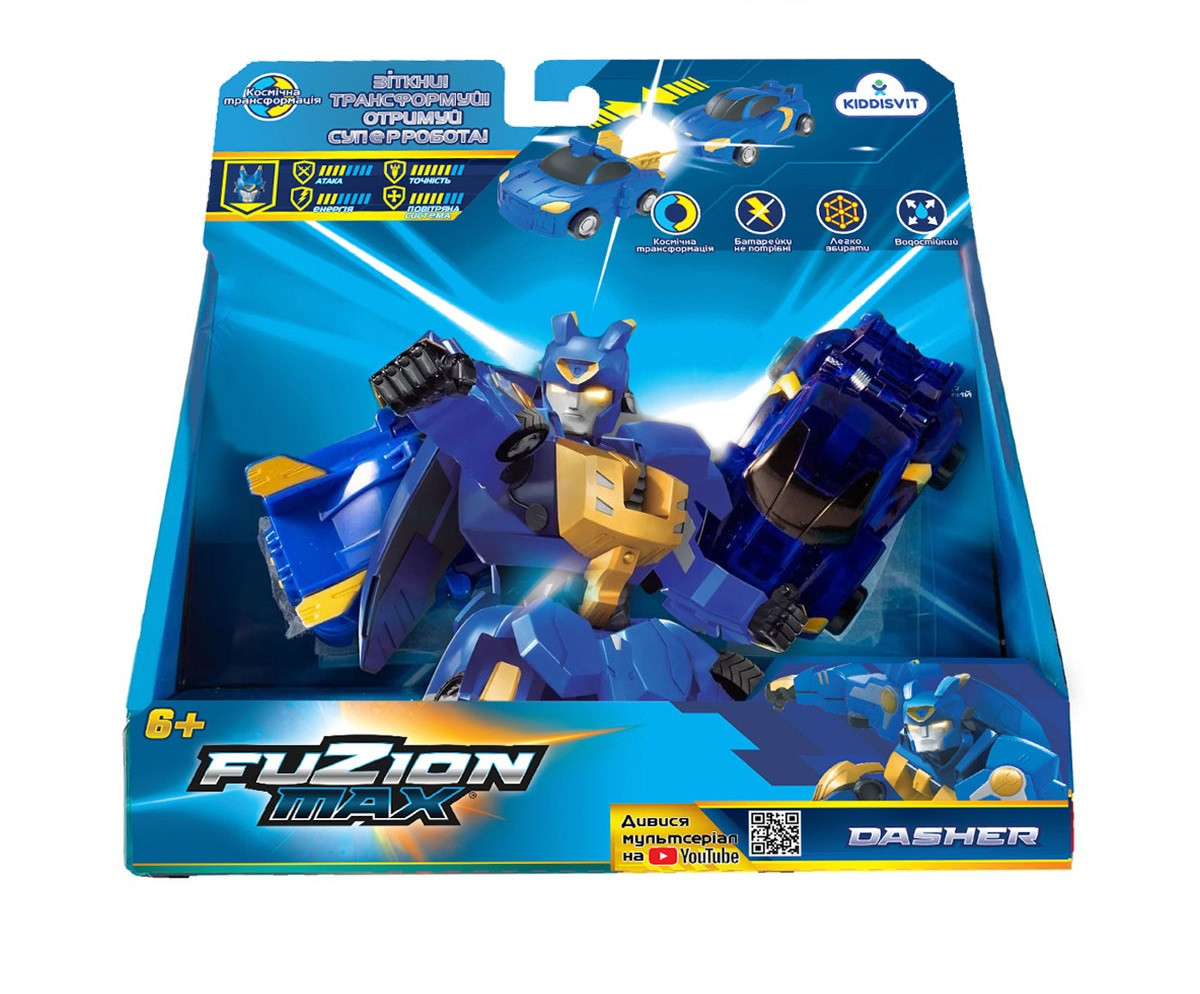 Ігровий набір машинок-трансформерів FUZION MAX - ДАШЕР