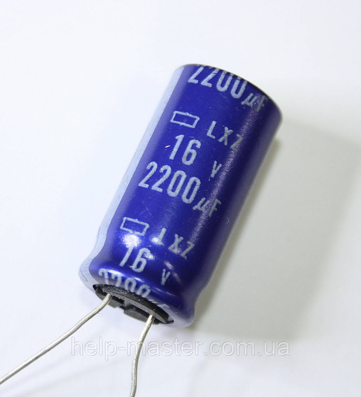 Конденсатор електролітичний 2200 мкф-16v (105 °C), фото 1