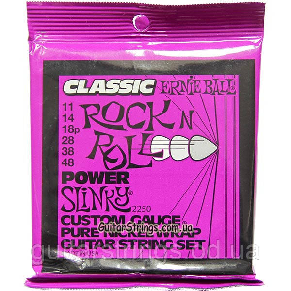 Струни Ernie Ball 2250 Pure Nickel Power Slinky 11-48