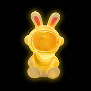 Нічник дитячий Космонавт з вушками h-9 см AT-011D/0330 (на батарейках), фото 2