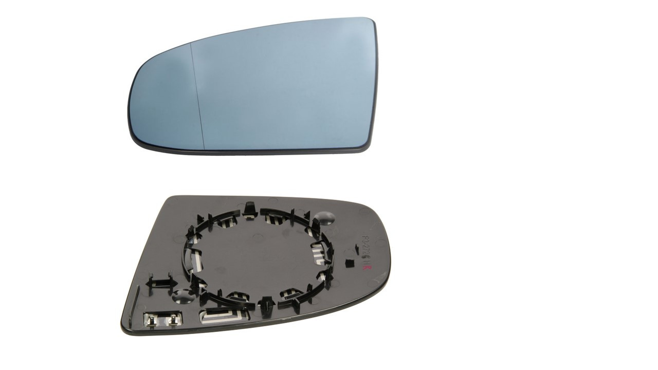 Вкладка дзеркала ліва з обігрівом асферичний BLUE 2pin BMW X5 E70/X6 e71