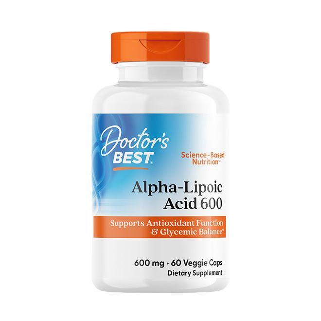 Альфа-ліпоєва кислота 600 мг Alpha Lipoic Acid Doctor's s Best, 60 капсул