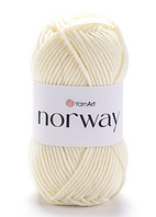 Пряжа Norway Yarnart-851 молочний