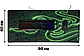 Ігрова поверхня для мишки Razer green logo 90*40, фото 3