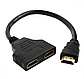 Відео розгалужувач кабель HDMI на 2 порти HDMI switch спліттер, фото 4