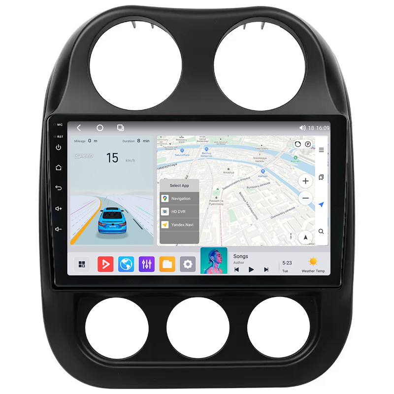 Штатна магнітола Mekede MS Jeep Patriot (2009-2015) QleD
