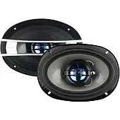 Автомобільна акустика UKC, Потужність 120 Вт, овал, чистий звук, Чорні