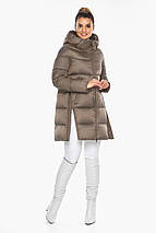 Жіноча капучиновая куртка з коміром модель 51120 40 (3XS) 44 (XS), фото 3