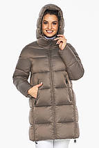 Жіноча капучиновая куртка з коміром модель 51120 40 (3XS) 44 (XS), фото 5