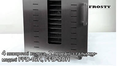 Дегідратор Frosty FFD-16H, фото 5