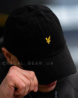 Кепка Lyle & Scott Baseball Cap Black бейсболка Оригінал Чорний колір Котон 100% чоловіча кепка Лайл Скотт