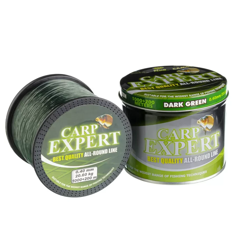 Волосінь коропова Carp Expert 0.40 mm DARK GREEN 1000+200 м