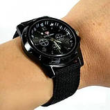 Чоловічий кварцовий годинник Swiss Army Watch армійського стилю, фото 6