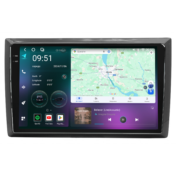 Штатна магнітола Mekede M7 Plus Volkswagen Beetle (2011-2019) CarPlay QleD, фото 1