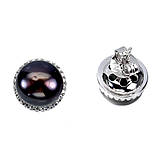 Сережки. Натуральний перл. Срібло 925., фото 2