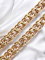 Золотий браслет «Бісмарк», червоне золото 585 проби(18см) 310306-1б