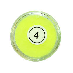 Акрилова пудра My Nail №4 (неонова жовта), 2 г