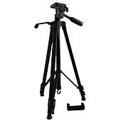 Штатив TriPod, 0.50-1.35м, для цифрової камери, 3D, Чорний