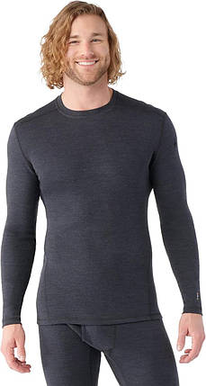 Чоловіча вовняна термокофта Smartwool Merino 250 Baselayer Crew Boxed (Charcoal Heather), XL, фото 2