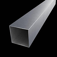 Труба 15х15 толщина 1 мм нержавеющая шлифованная матовая профильная труба пищевая стандарт AISI 304 нж н/ж