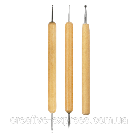 Набір інструментів для тиснення, 3 шт., D.K.ART & CRAFT, фото 1