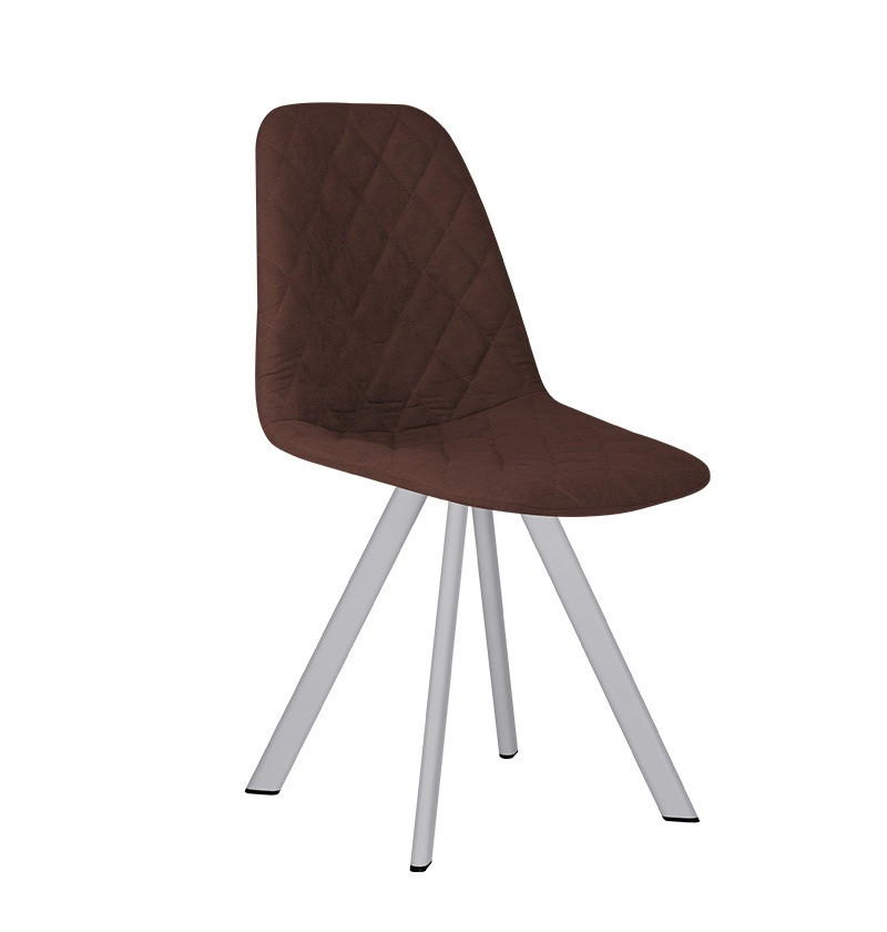 Стілець обідній Liya 4L alu RMB soro-28 коричнева (Новий Стиль ТМ)