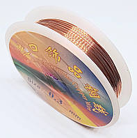 Дріт Finding Проволока мідна Рожеве золото 0.3 мм 12 метра