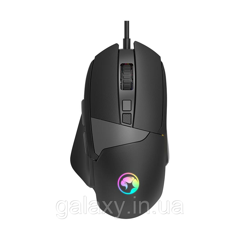 Миша ігрова MARVO дротова для ПК ноутбука з підсвічуванням RGB Gaming M411 Black, фото 1