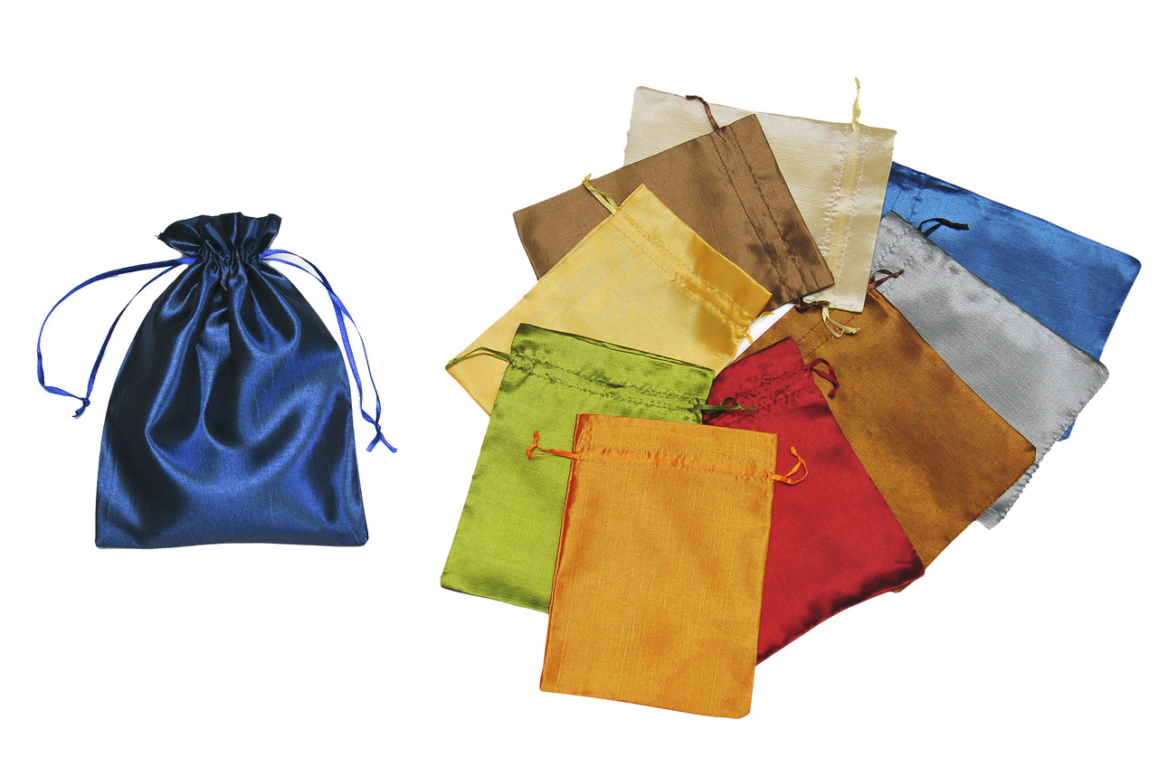 Мішечок для карт Таро Синій, сатин, фото 1