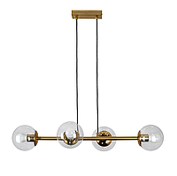 Люстра LEVISTELLA Dizier 7529909-4 BRZ+CL E27