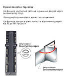 Дотягувач дверей RYOBI 3200 D-3200Т з ковзною шиною і фіксацією антрацит, фото 6