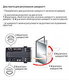 Дотягувач дверей RYOBI 3200 D-3200Т з ковзною шиною і фіксацією антрацит, фото 8
