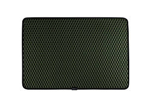 EVA килимок придверний EVAtech Home 60x40 см ромб хакі кант чорний
