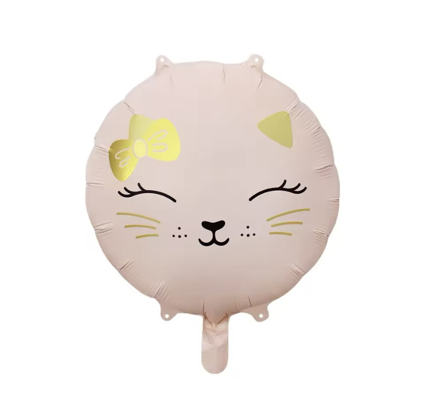 Фольгована кулька кругла 18 люймів Кішечка, фото 1
