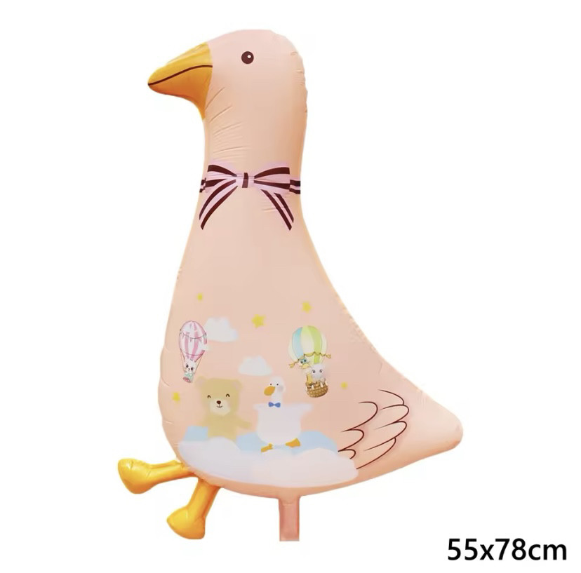 Фольгована кулька фігура Гусак 55х78 см, фото 1