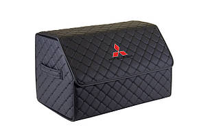 Сумка-органайзер в багажник EVAtech ECO M 30x30x50 см для Mitsubishi чорна з чорною ниткою EHECEMBBBBV020