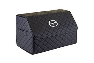Сумка-органайзер в багажник EVAtech ECO M 30x30x50 см для Mazda чорна з чорною ниткою EHECEMBBBBV099