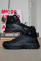 Зимові Чоловічі Кросівки Nike ACG Air Zoom Gaiadome Gore-Tex Black / Найк АСГ Аїр Зум Гаядом Гор Текс Чорні, фото 4