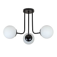 Люстра LEVISTELLA Quevilly 7529908-3 BK+WH E27