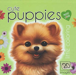 Альбом розмальовування для скетчингу Cute Puppies, 2D, 140140, 24 стр, Арт.5891-23283