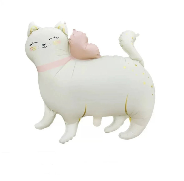 Фольгована кулька фігура Котик 68х62 см, фото 1